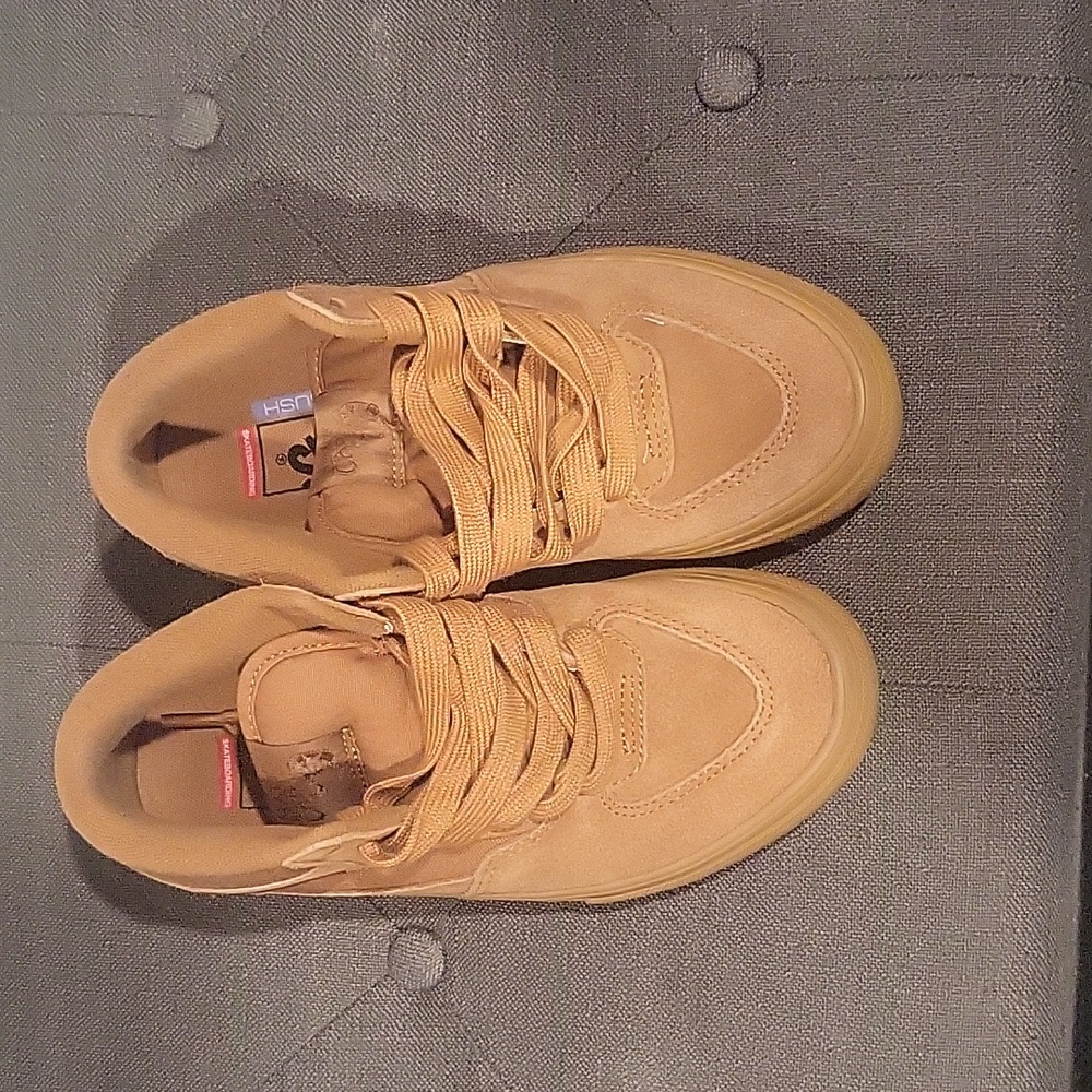 Tan unisex mid calf vans shoes